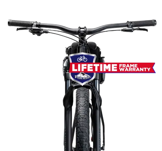 Lifetime Frame Warranty from Volcanic Bikes