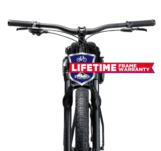 Lifetime Frame Warranty from Volcanic Bikes